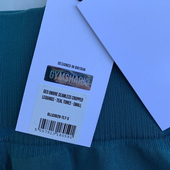 Gymshark Geo Ombré Seamless Cropped Leggings - Picture 3 of 3